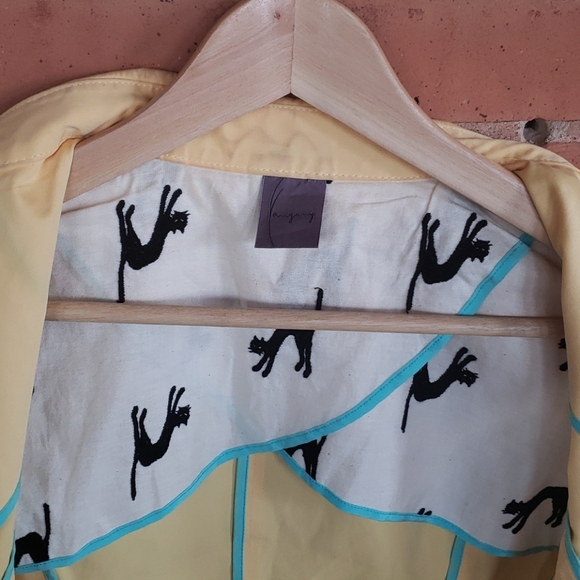 Yangany yellow 💛 coat size 38 - Picture 3 of 6